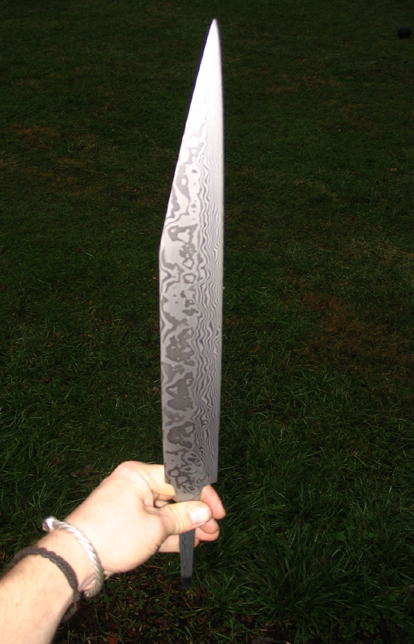 damascus seax blade