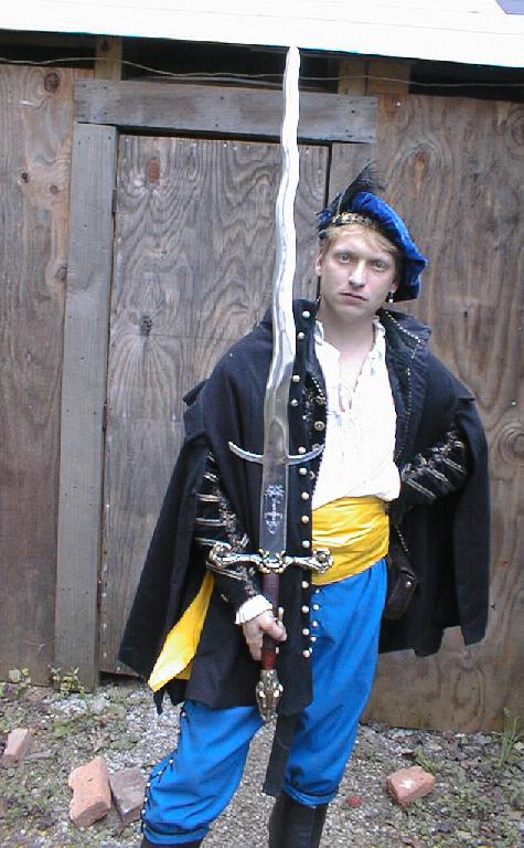 john with dragon sword