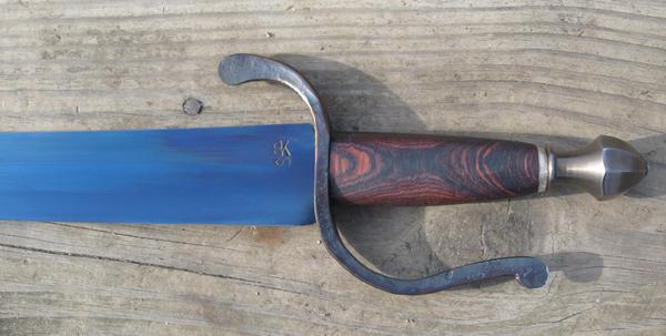 heat blued steel