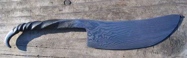 damascus cleaver