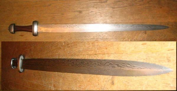 wrought iron viking sword